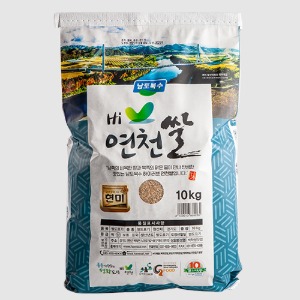 [2021년산 햅쌀][현미] 하이러브연천쌀 현미 10kg / 무료배송[현미]